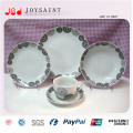China Fornecedor Todos Os Tipos Elegante Rodada Porcelana Dinner Set